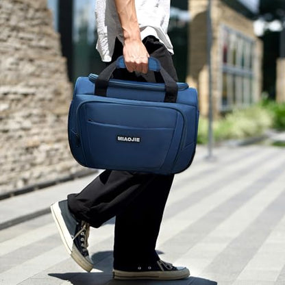 Underseat Carry On Luggage Bag, Lightweight Travel Tote Bag for Travel - color: Blue, size: 16IN