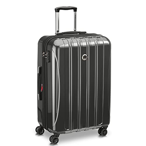 DELSEY PARIS Helium Aero Hardside Expandable Luggage with Spinner Wheels, Brushed Charcoal, 2-Piece Set (19/24) - color: Brushed Charcoal, size: 2-Piece Set (19/24)