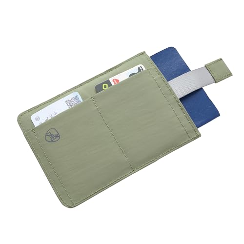Travelon RFID Blocking Pull Up Passport holder - color: Gray Rinse