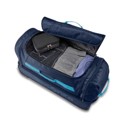 Samsonite Andante 2 Backpack plus Wheeled Duffel Bag – 28-Inch – Travel-Friendly and Lightweight - Navy/Adriatic Sea - color: Navy /Adriatic Sea