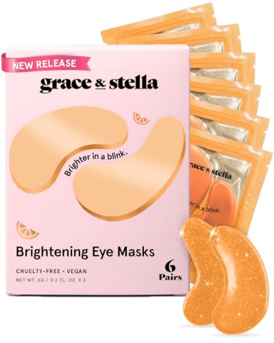 grace & stella Brightening Eye Patches for Dark Circles (6 Pairs) - size: 6 Count (Pack of 1)