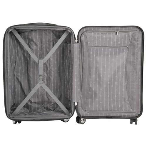 DELSEY PARIS Helium Aero, Set (19/24/28 Inch) Luggage, Brushed Charcoal - color: Brushed Charcoal, size: 3-Piece Set (19/24/28)
