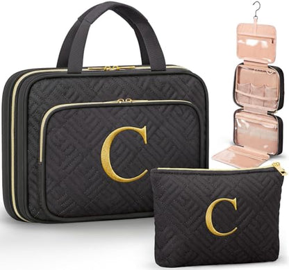 Personalized Hanging Toiletry Bag Travel Makeup & Cosmetic Bag Organizer - style: C