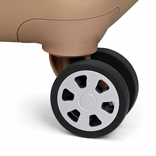 Traveler's Choice Pagosa Hardshell Expandable Luggage with Spinner Wheels, Latte Beige, 22-Inch Carry-on - color: Latte Beige, size: 22-Inch Carry-on