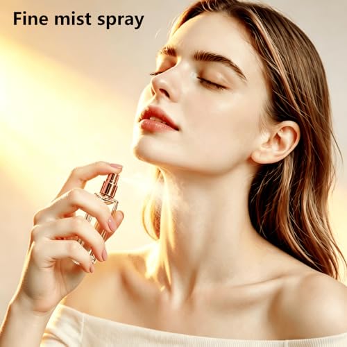Perfume Travel Refillable, 6 Pcs 10 ml Glass Atomizers (Multi-Color) - color: Multi-Color