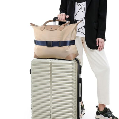 Travel Inspira Magnetic Quick Release Luggage Straps Blue - color: Navy Blue
