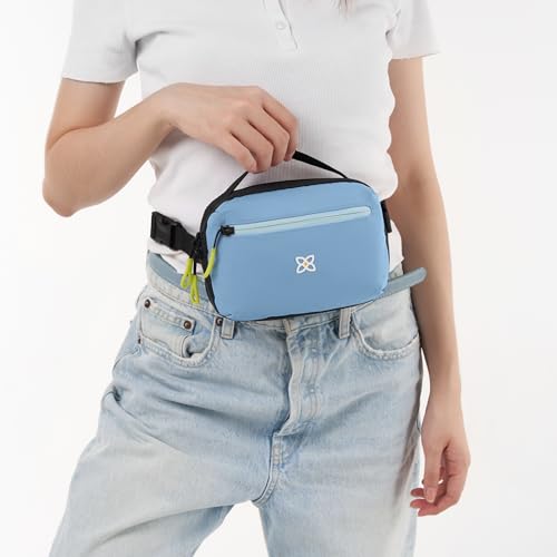 Sherpani Hyk, Small Sling Bag, Lightweight Travel Fanny Pack - color: Maui Blue