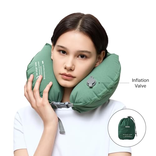 KEEK PillowO Travel Neck Pillow – Ultra-Light 82g, Packs Smaller Than a Passport, Perfect for Flights, Commuting & Camping - color: Charcol, Grey