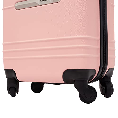 Travelers Club 22" Richmond Spinner Carry-On Luggage, Rose Gold - color: Rose Gold