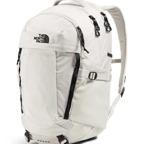 The North Face 여성용 Recon 에브리데이 백팩, 화이트 듄/블랙, OSFA - color: 화이트 듄/Tnf 블랙
