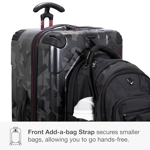 Traveler's Choice Maxporter II Polycarbonate Hardside Trunk with Spinner Wheels, Gray Camo, 31-Inch Large Trunk - color: Gray Camo, size: 31-inch Large Trunk
