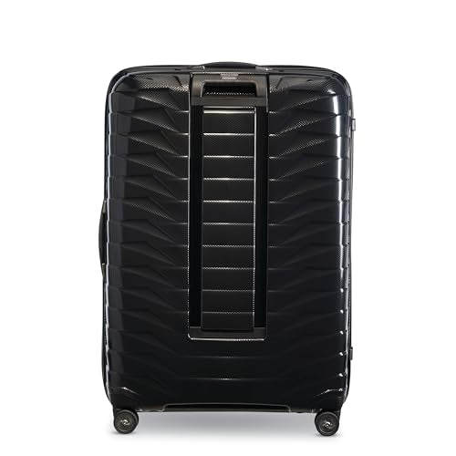 Samsonite Proxis X-Large Hardside Luggage with Dual Spinner Wheels - Innovative Roxkin™ Lightweight Shell With Ultimate Durability- Includes TSA Lock, Ergonomic Telescoping Handle - Black - color: Black, size: X Large Spinner