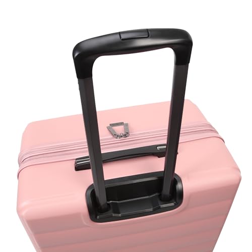 TRIPS EON 2-Piece Hardside 8-Wheel Spinner Luggage Set: 20" Carry-On & 28" Checked Suitcase Size Luggage, Ash Rose - color: Ash Rose, size: 2PC SET(CARRY ON+ LG CHECK)