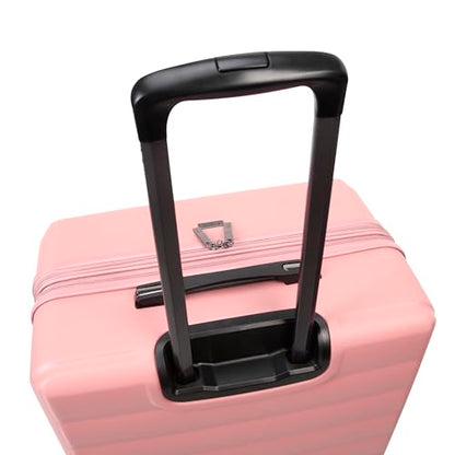 TRIPS EON 2-Piece Hardside 8-Wheel Spinner Luggage Set: 20" Carry-On & 28" Checked Suitcase Size Luggage, Ash Rose - color: Ash Rose, size: 2PC SET(CARRY ON+ LG CHECK)