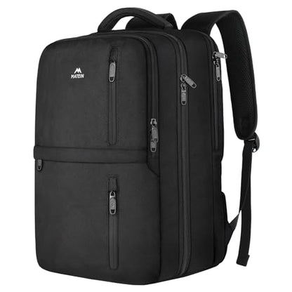 MATEIN Extra Large 45L Travel Backpack, Airline Approved 18 Inch Backpack - color: Black, size: XX-Large