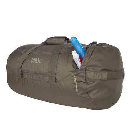 Eddie Bauer Stowaway Packable Duffel Bag| Travel | Foldable | Lightweight | Durable | Ripstop Polyester | 23" Length | 45L Capacity - Spruce Green - color: Spruce