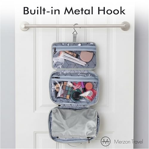 All Week Kit Hanging Toiletry Bag | HNG-733 Silver