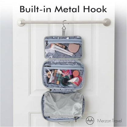 All Week Kit Hanging Toiletry Bag | HNG-733 Silver