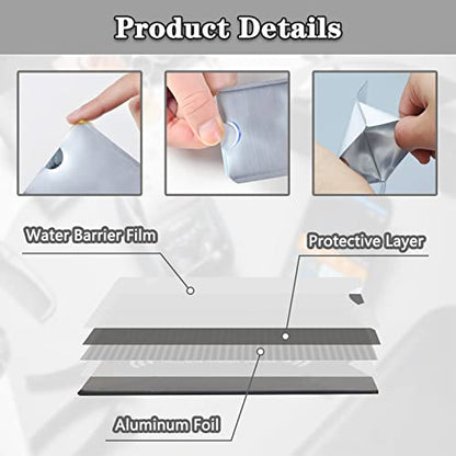 RFID Blocking Sleeves - RFID Card Holder Credit Card Protector for Identity Theft Protection (20)
