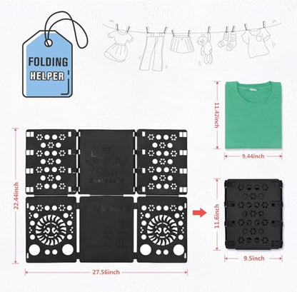 BoxLegend V3 Shirt Folder Board Tshirt Clothes Folding Board Durable Black - color: Black