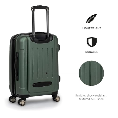 Kenneth Cole REACTION Renegade Luggage Expandable 8-Wheel Spinner Lightweight Hardside Suitcase, Cilantro, 3-Piece Set (20"/24"/28") - color: Cilantro, size: 3-Piece Set (20"/24"/28")