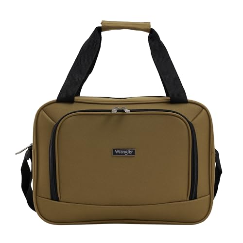 Wrangler Smart Spinner Hardside Luggage, 2 Piece Set, Wood Thrush - color: Wood Thrush, size: 2 Piece Set