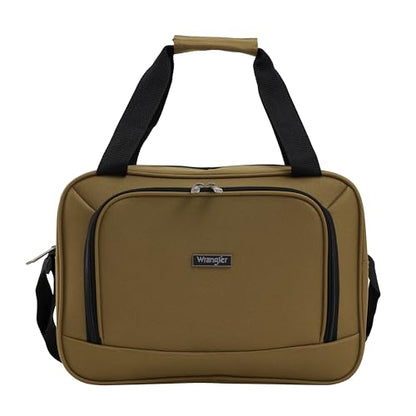 Wrangler Smart Spinner Hardside Luggage, 2 Piece Set, Wood Thrush - color: Wood Thrush, size: 2 Piece Set