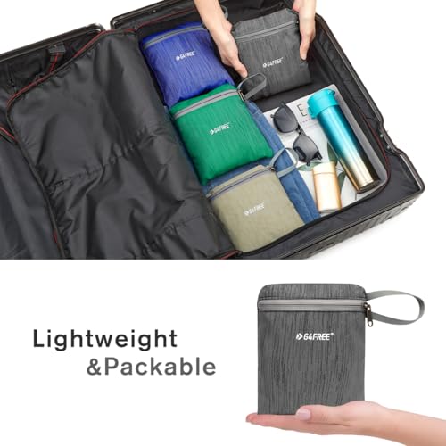 G4Free 10L Hiking Backpack Small Travel Hiking Daypack Lightweight Packable Backpack Casual Foldable Shoulder Bag - color: Dark Grey