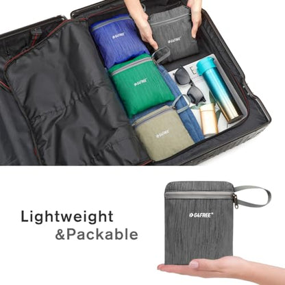 G4Free 10L Hiking Backpack Small Travel Hiking Daypack Lightweight Packable Backpack Casual Foldable Shoulder Bag - color: Dark Grey