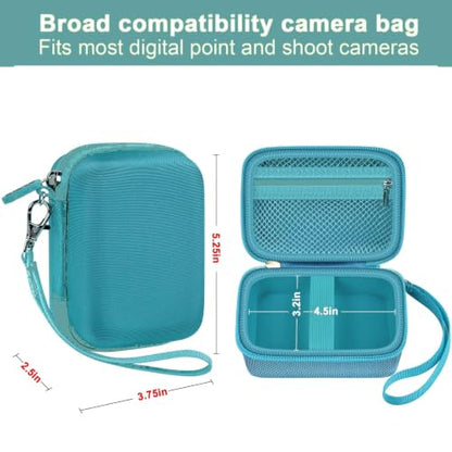 ALKOO Digital Camera Case for CAMKORY/Pouch for KODAK PixproDark Green - color: Dark Green
