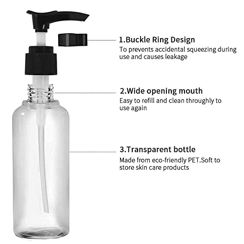 Vitog 11 PCS Travel Bottles Kit, TSA Approved Leak Proof Containers - color: black