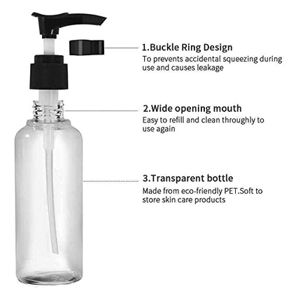 Vitog 11 PCS Travel Bottles Kit, TSA Approved Leak Proof Containers - color: black