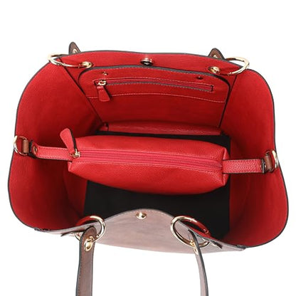 sqlp Large Work Tote Bag for Women Handbags Big Bucket Purses - color: Apricot