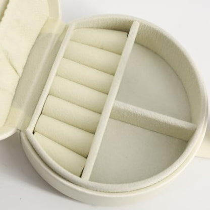 COLLECTIVE HOME Small Travel Jewelry Case for Women, Detachable Handle (d) - color: d