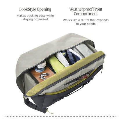 eagle creek Tour Travel Pack 55L – Lightweight Backpack with Expandable Storage, Laptop Compartment - Has Travel-Ready Features for Global Adventures - Storm Grey - color: Grey