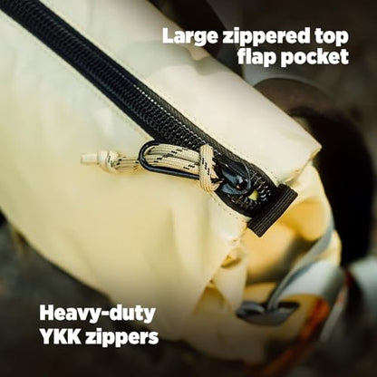 Topo Designs Rover Pack 클래식 백팩, EDC + 통근 가방, 1000D 나일론, 아스팔트/블랙., 클래식 - color: 아스팔트/블랙.