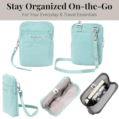 Baggallini RFID Bryant Pouch - color: Seaglass