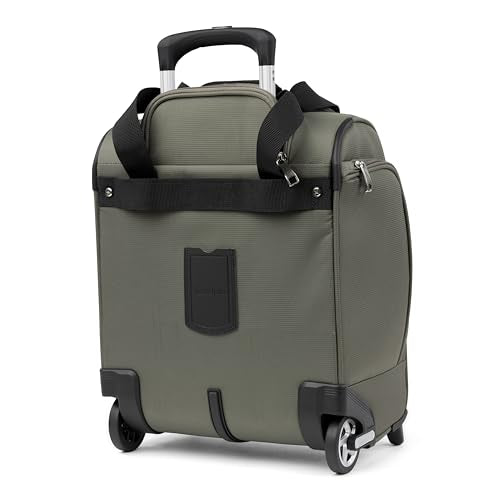 Travelpro Maxlite 5 Softside Carry-On Underseat Luggage, Green, 15-Inch - color: Slate Green