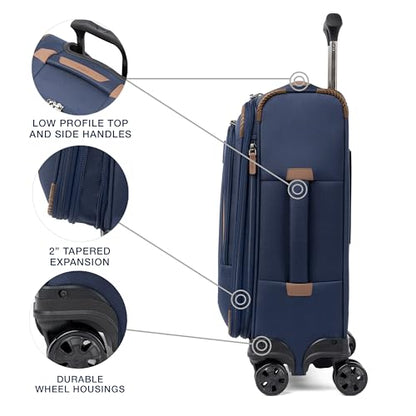 Travelpro Crew Classic Softside Carry-On Luggage, Blue, 20-Inch - color: Patriot Blue