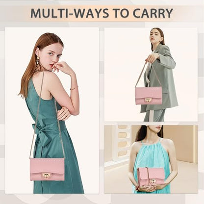 Small Crossbody Bag Sling Bag, Phone Holder for Women - color: K Pink