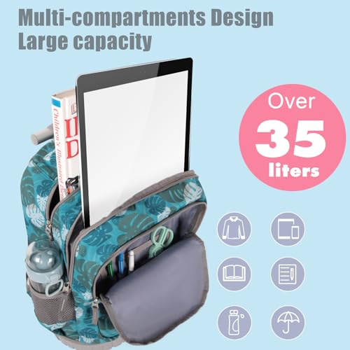 Tilami Rolling Backpack for Boys and Girls,Leaves - color: Leaves