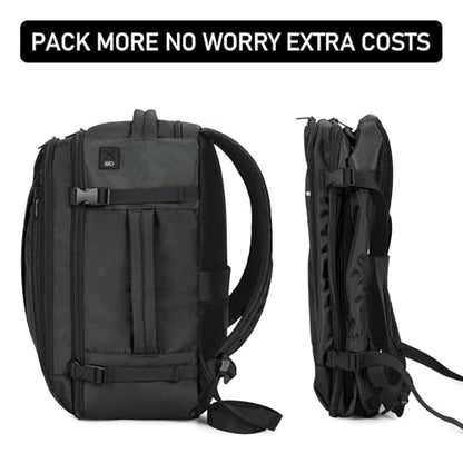 ECOHUB Travel Backpack 18x14x8 Frontier Airlines Personal Item Bag Gray - color: Gray-green, size: 18 inch