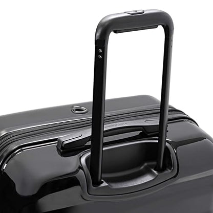 Traveler's Choice Edinburgh II Hardside Spinner Luggage, TSA Lock, Black, 29" Large - color: Black, size: 29" Large