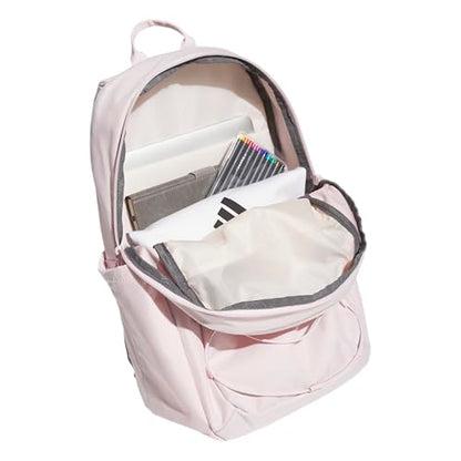 adidas Amplifier School Backpack 27L - color: Distilled Pink/Dual Lilac Purple/Bungee