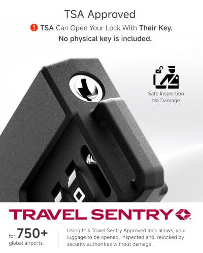 LUGGEX 8 Pack TSA Locks for Luggage, Luggage Locks TSA Approved - size: 8