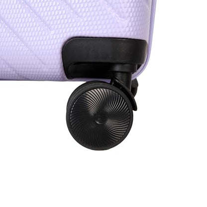 TRIPS RIDGELINE 2-Piece Hardside 8-Wheel Spinner Luggage Set: 20" Carry-On & 28" Checked Suitcase Size Luggage, Lavender - color: Lavender, size: 2PC SET(CARRY ON+ LG CHECK)