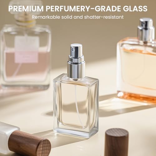 Perfume Atomizer, Refillable Spray Perfume Bottles 5pcs 0.3oz/10ml - color: Beech 5pcs 10ml/0.3oz