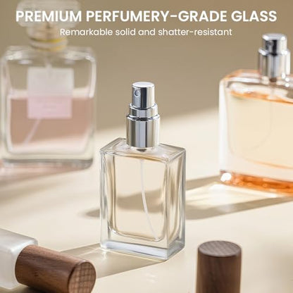 Perfume Atomizer, Refillable Spray Perfume Bottles 5pcs 0.3oz/10ml - color: Beech 5pcs 10ml/0.3oz