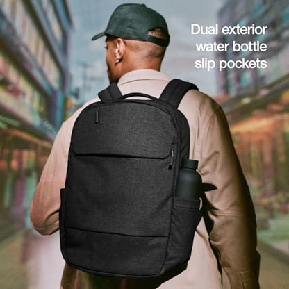Incase Crosstown Backpack with Woolenex, 20L, Fits 16 in Laptops, Black - color: Black