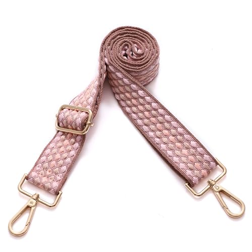 S-Jacorry Purse Strap Replacement Crossbody Wide Shoulder Strap Adjustable Canvas Straps Handbag Strap Replacement Belts - color: Gold Buckle-999